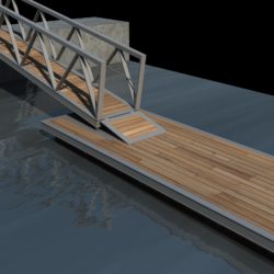 boat pier dock 3d model 3ds dxf fbx c4d skp obj 148406