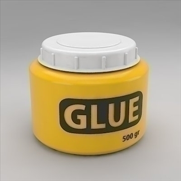 glue can 3d model 3ds fbx 3dm obj 101351