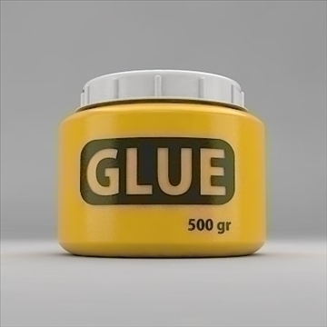 glue can 3d model 3ds fbx 3dm obj 101353
