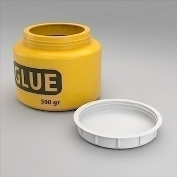 glue can 3d model 3ds fbx 3dm obj 101355