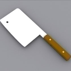 meat cleaver 2 3d model 3ds max 97982