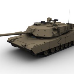 m1a1 abrams tank 3d model 3ds max fbx obj 146411