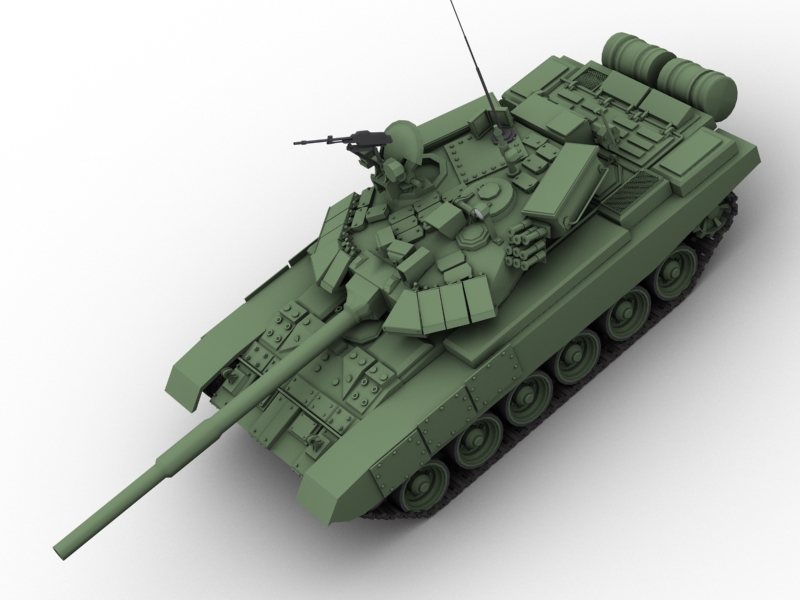 t 90 battle tank 3d model 3ds max fbx obj 147011