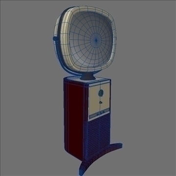 vintage televison 3d model 3ds max lwo obj 99813