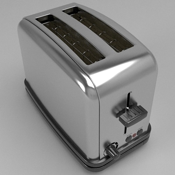 kettle & toaster set 3d model 3ds fbx skp obj 115147