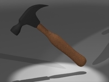 hammer wooden 3d model 3ds 81224
