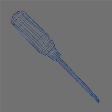 philips and straight blade screwdrivers 3d model 3ds max lwo hrc xsi obj 106274