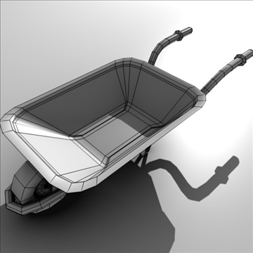 wheelbarrow 3d model 3ds dxf blend obj 104440
