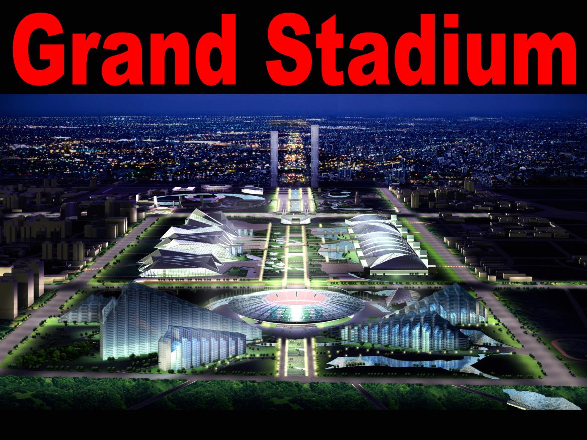 building 057 grand stadium 3d model max 133556