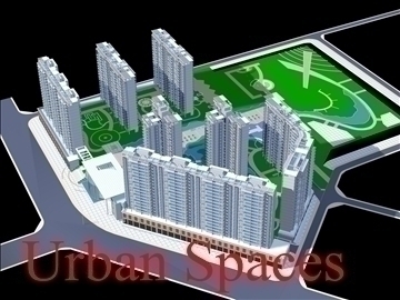urban spaces 043 3d model 3ds max 91597
