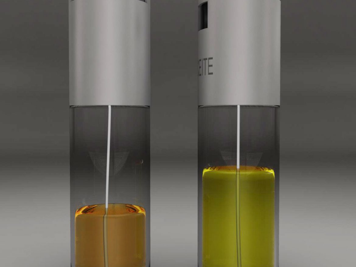 oil and vinegar 3d model 3ds max fbx c4d ma mb obj 159376