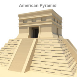 american pyramid 3d model 3ds fbx c4d lwo ma mb hrc xsi obj 119678
