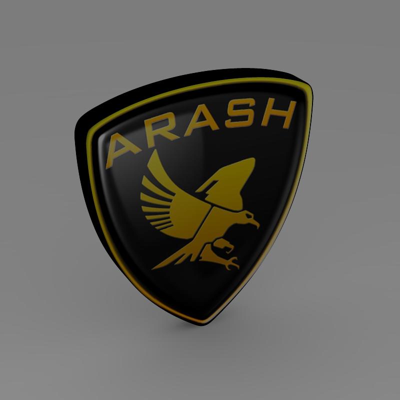 arash logo 3d model 3ds max fbx c4d lwo ma mb hrc xsi obj 117978