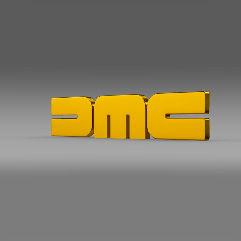 dmc logo 3d model 3ds max fbx c4d lwo ma mb hrc xsi obj 119104