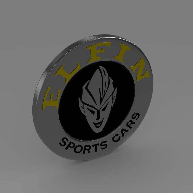 elfin logo 3d model 3ds max fbx c4d lwo ma mb hrc xsi obj 152859