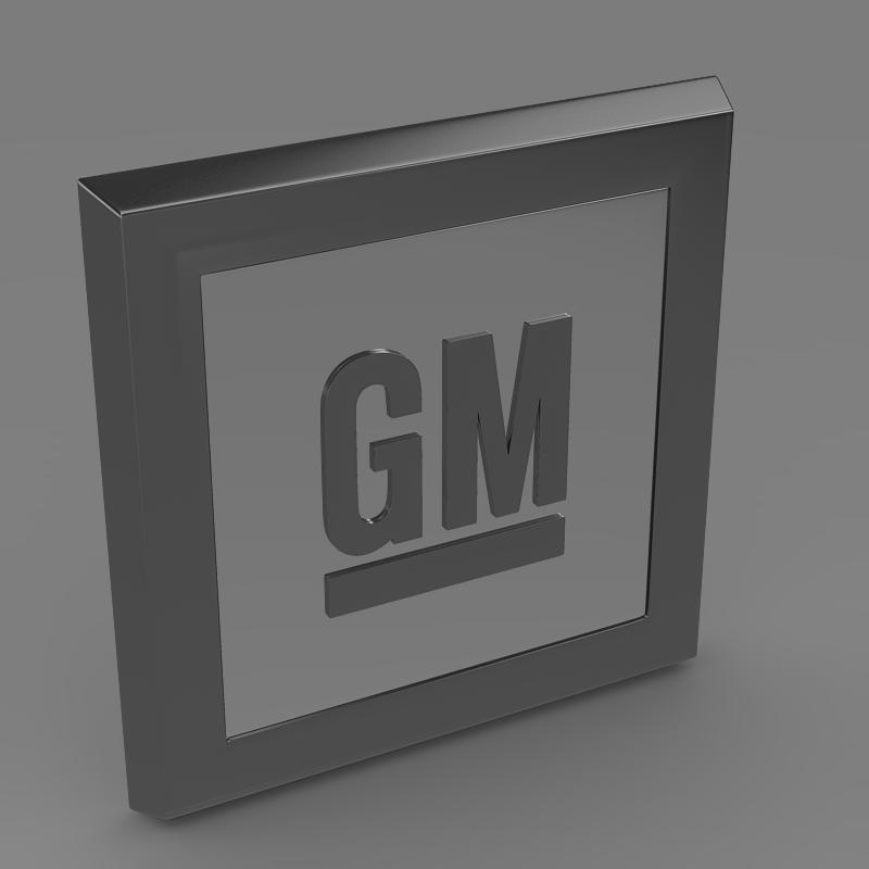 gm logo 3d model 3ds max fbx c4d lwo ma mb hrc xsi obj 117256