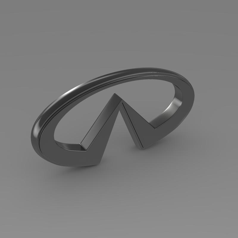 infiniti logo 2 3d model 3ds max fbx c4d lwo ma mb hrc xsi obj 117270