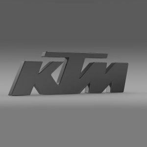 Ktm Logo 3d Model - Flatpyramid