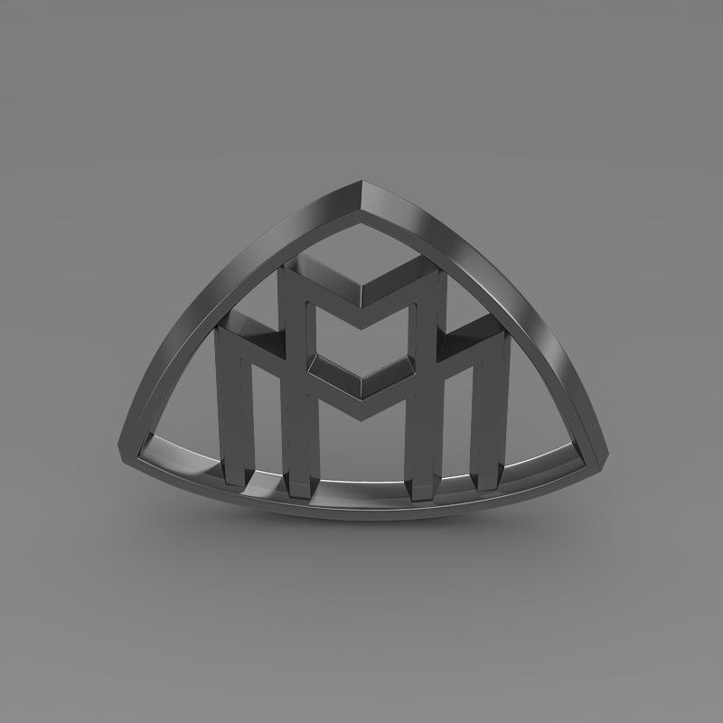 maybach logo 3d model 3ds max fbx c4d lwo ma mb hrc xsi obj 117618