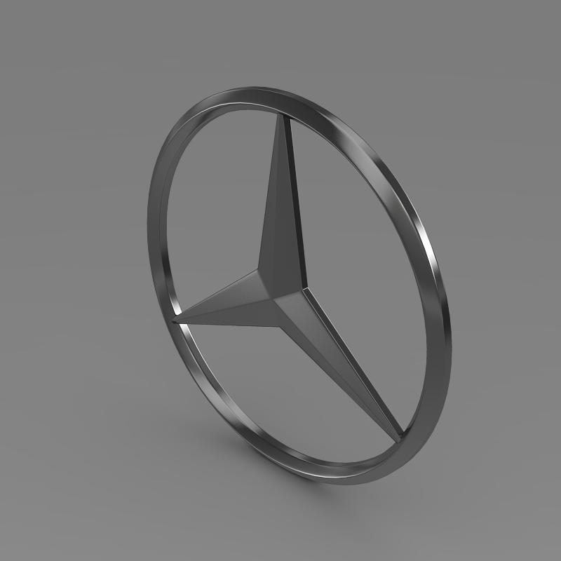 Mercedes Benz Car Logo free 3D model
