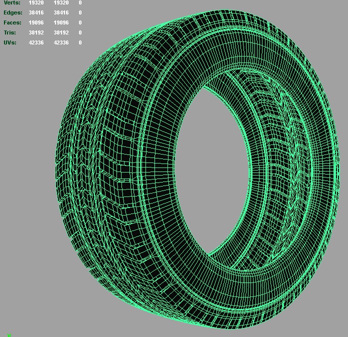 michelin ms ltx tire 3d model 3ds fbx c4d lwo ma mb hrc xsi obj 128361