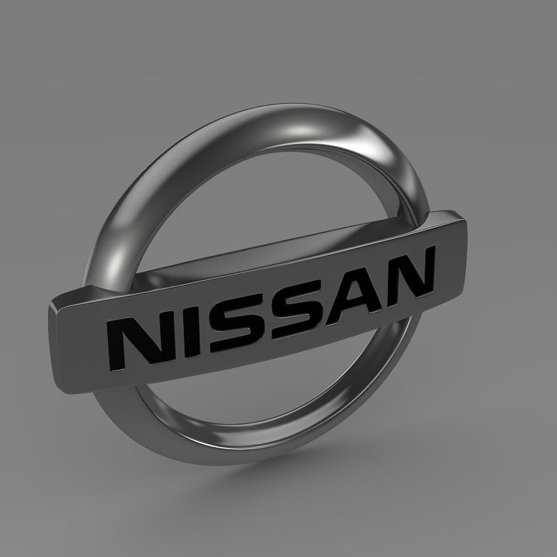 Logo nissan 3d