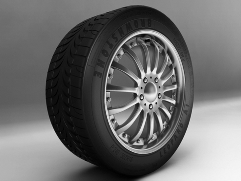 rims and tires 3d model 3ds max obj 127855
