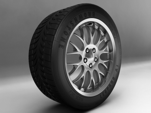 rims and tires 3d model 3ds max obj 127857