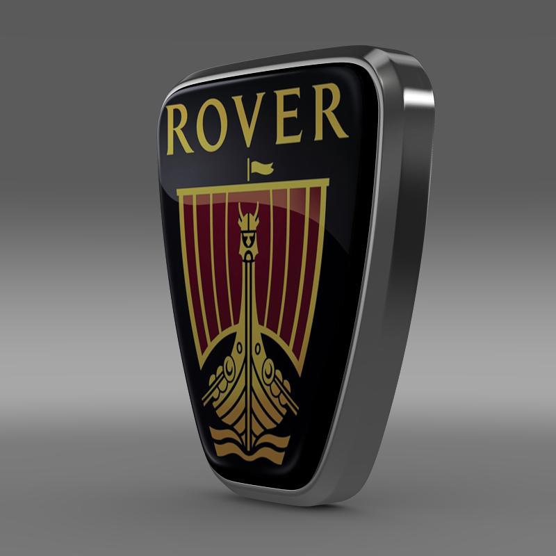 rover logo 3d model 3ds max fbx c4d lwo ma mb hrc xsi obj 118146