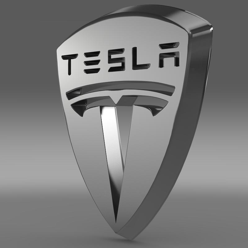 Tesla Logo 3D Model | FlatPyramid