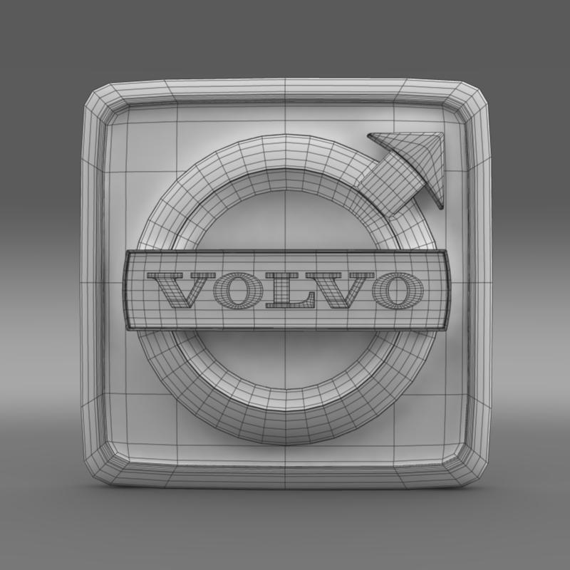 Volvo Truck Logo 3d Model Flatpyramid