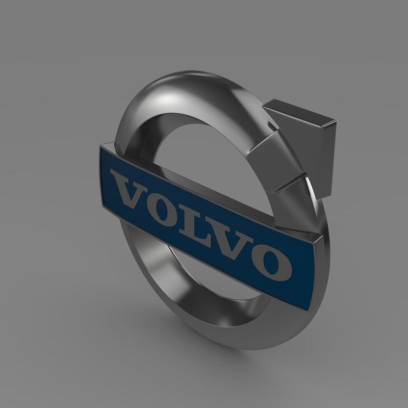 Volvo Logo 3d Model Flatpyramid