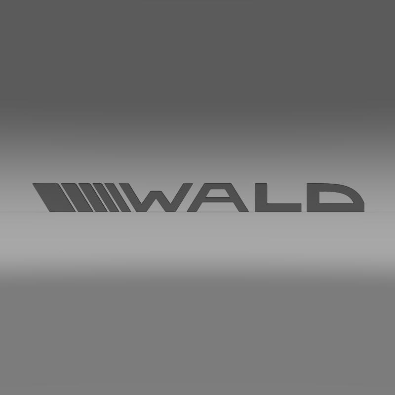 wald logo 3d model 3ds max fbx c4d lwo ma mb hrc xsi obj 152196