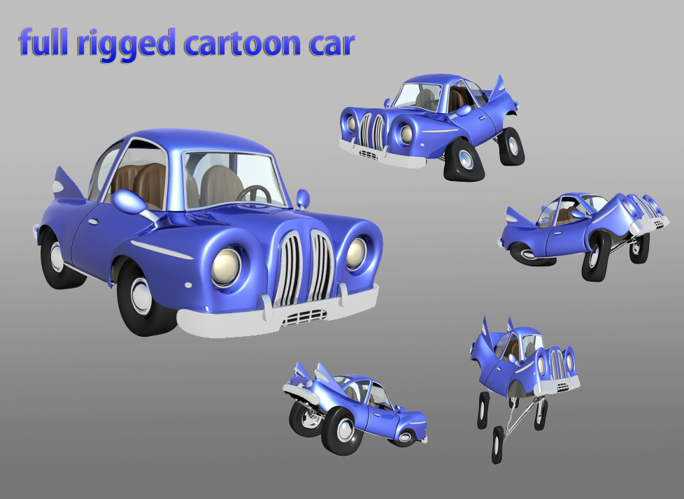 car model free cartoon 3d car Model FlatPyramid â€“  Cartoon Model car 3D Buy  Cartoon 3D