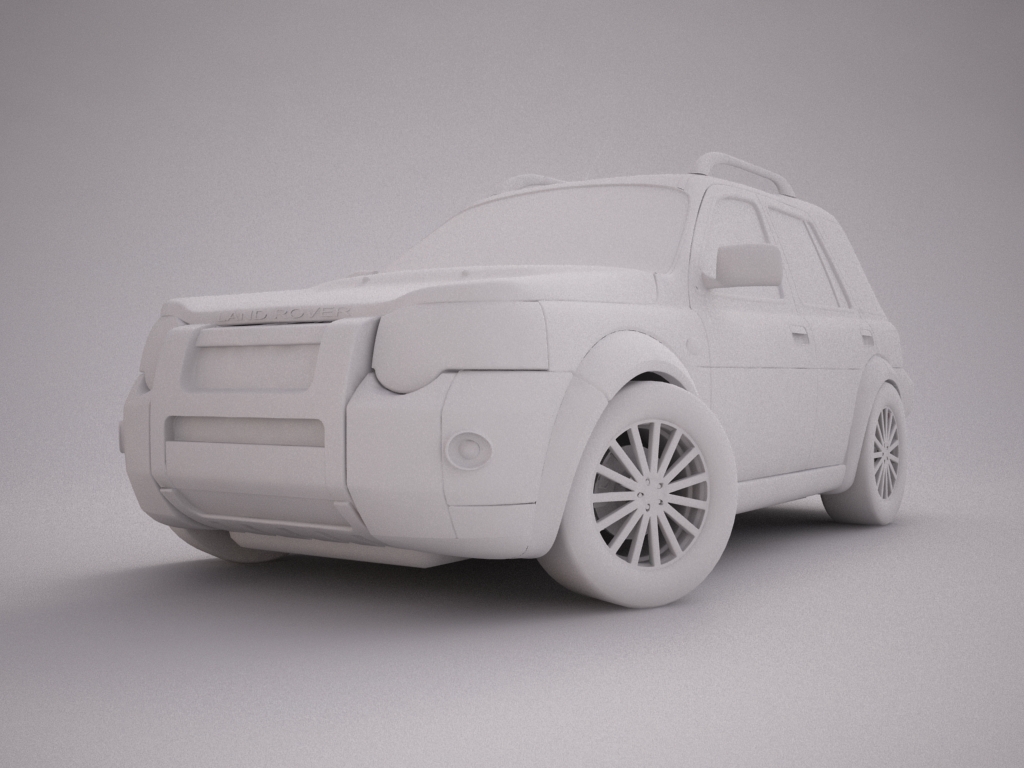 2004 land rover freelander 3d model 3ds max dxf texture obj other 120299
