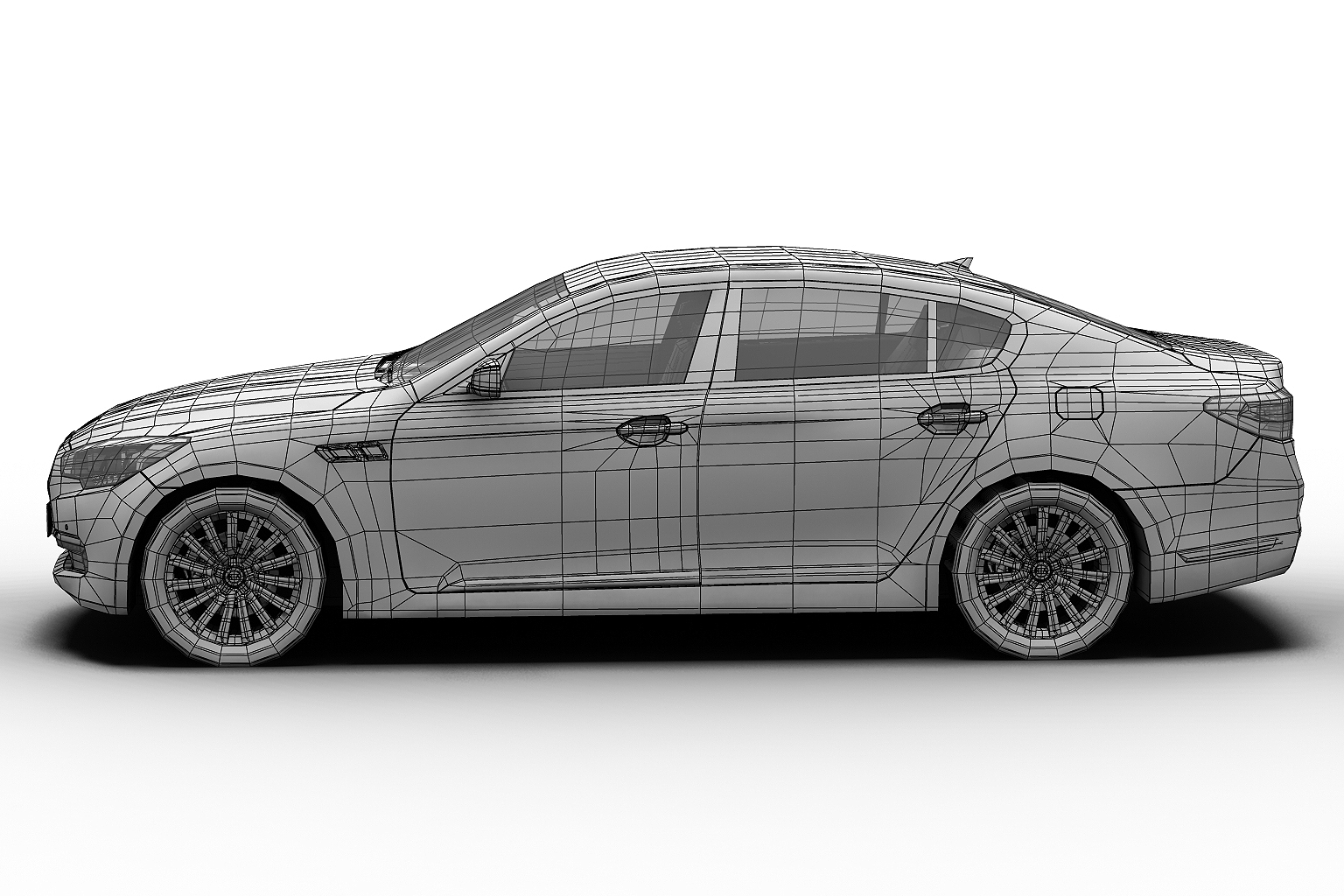 2012 kia k9 3d model 3ds max fbx c4d lwo hrc xsi obj 136306