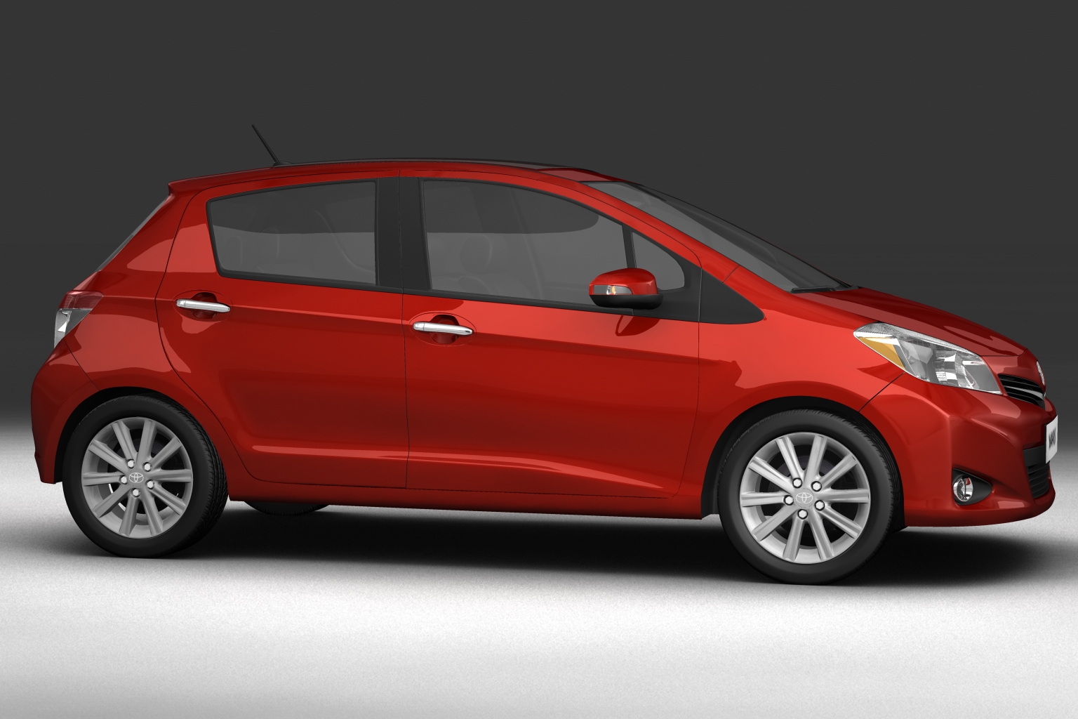 2012 toyota yaris (vitz) 3d model 3ds max fbx c4d lwo hrc xsi obj 136165