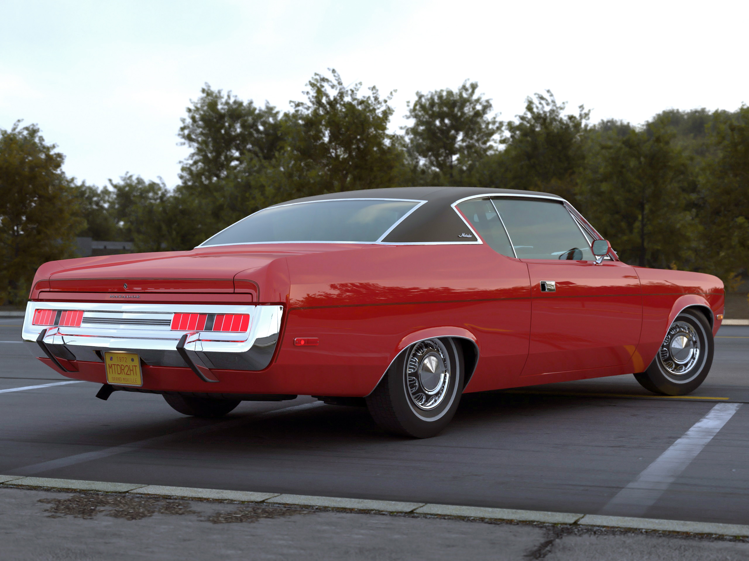 AMC Matador Coupe 1972 3D Model - Buy AMC Matador Coupe ...