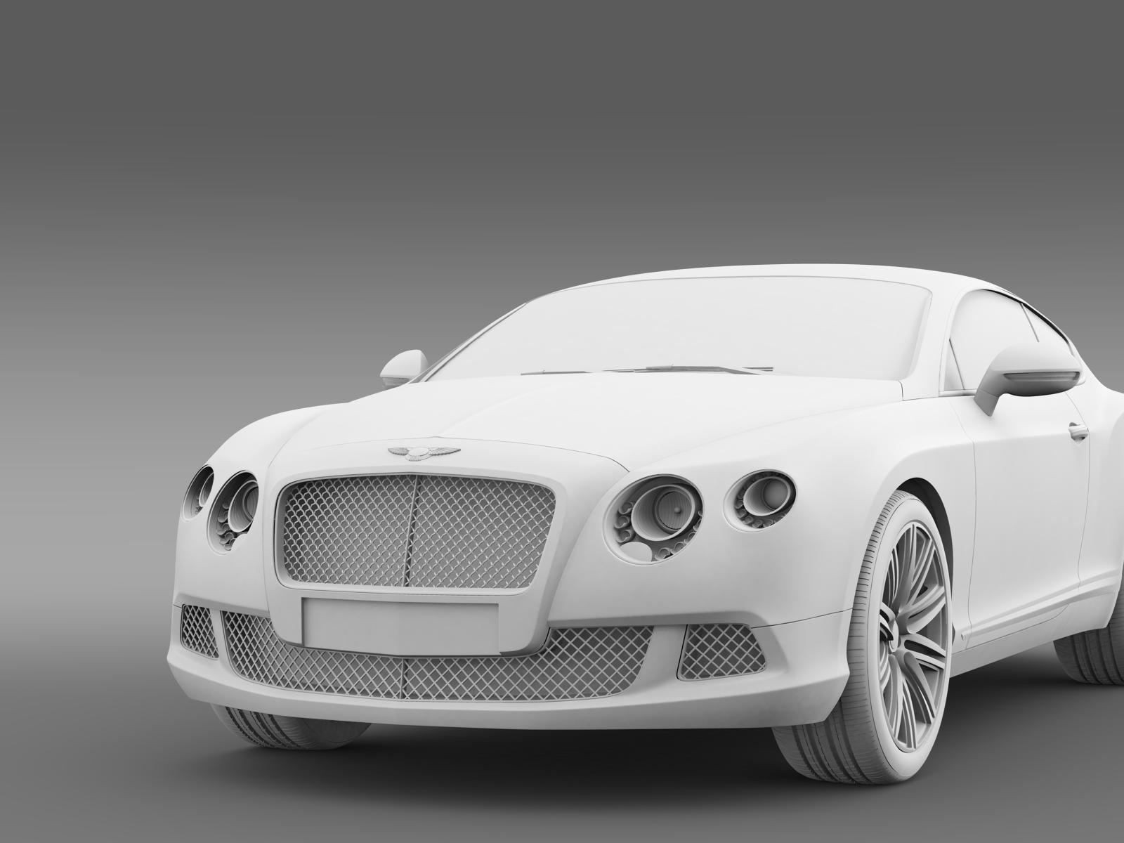bentley continental gt speed 2012 3d model 3ds max fbx c4d lwo ma mb hrc xsi obj 163435