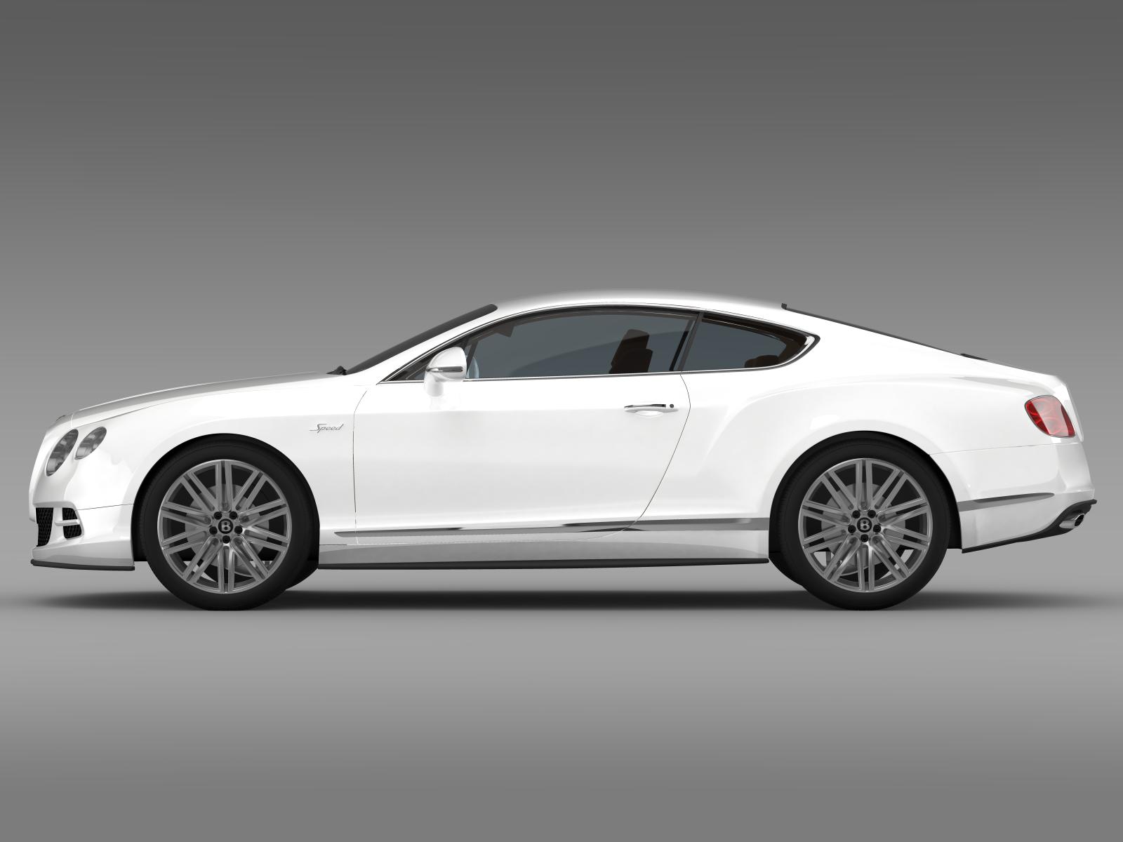 bentley continental gt speed 2014 3d model 3ds max fbx c4d lwo ma mb hrc xsi obj 163504