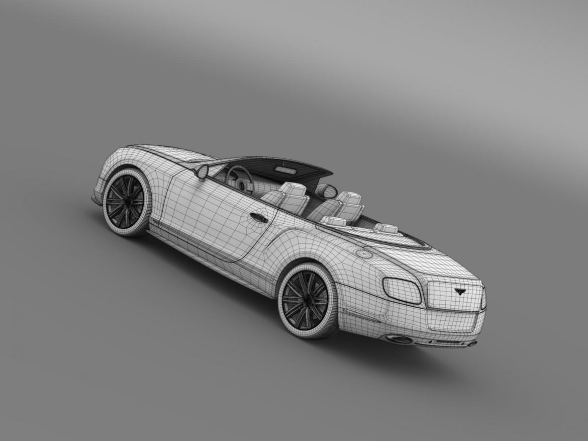 bentley continental gt speed convertible 2012 3d model 3ds max fbx c4d lwo ma mb hrc xsi obj 163864