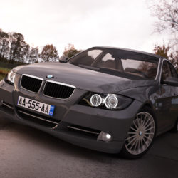 bmw series 3 tuning 3d model 3ds max png texture obj 128368