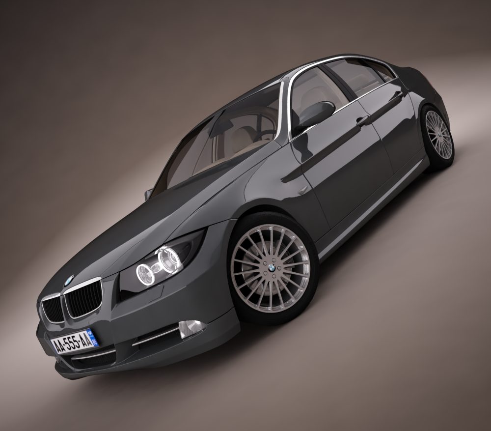 bmw series 3 tuning 3d model 3ds max png texture obj 128369