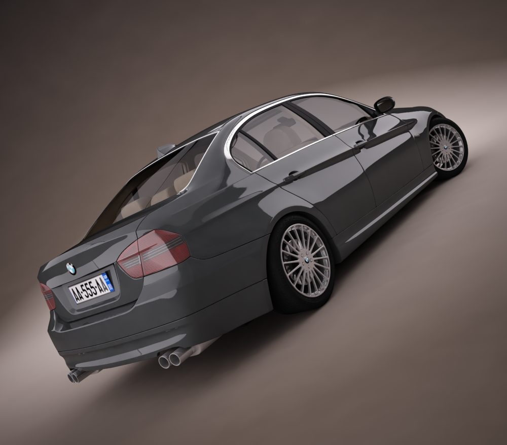 bmw series 3 tuning 3d model 3ds max png texture obj 128370