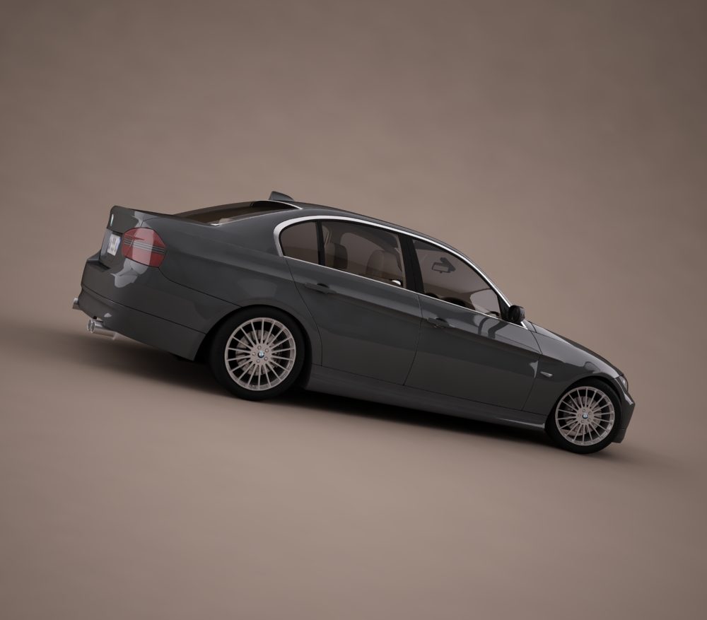 bmw series 3 tuning 3d model 3ds max png texture obj 128374