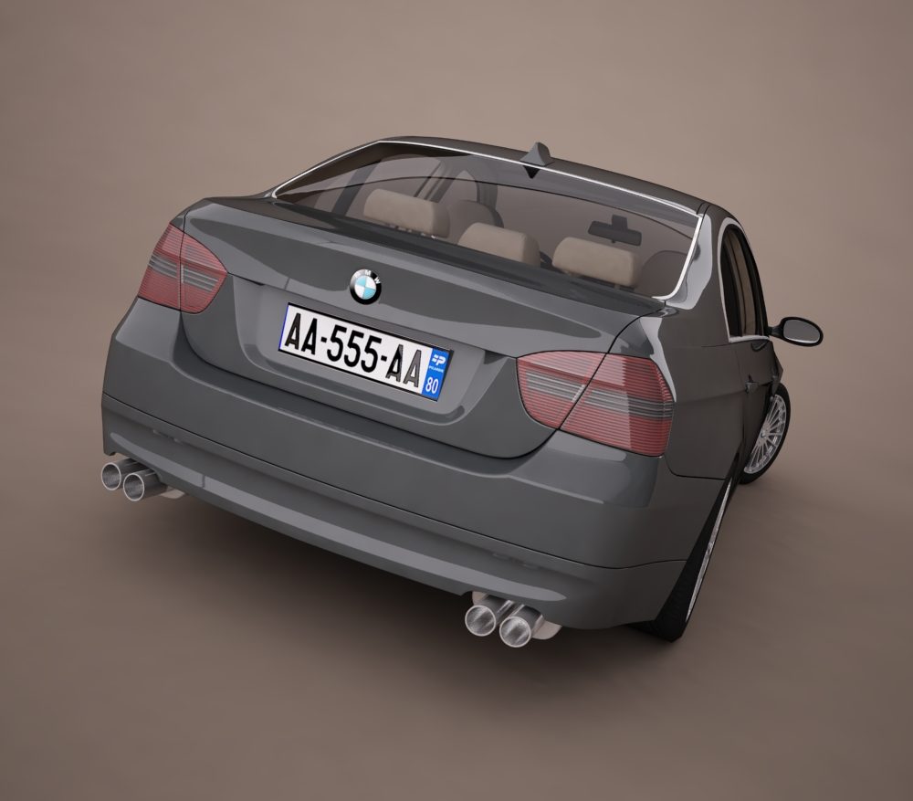 bmw series 3 tuning 3d model 3ds max png texture obj 128376