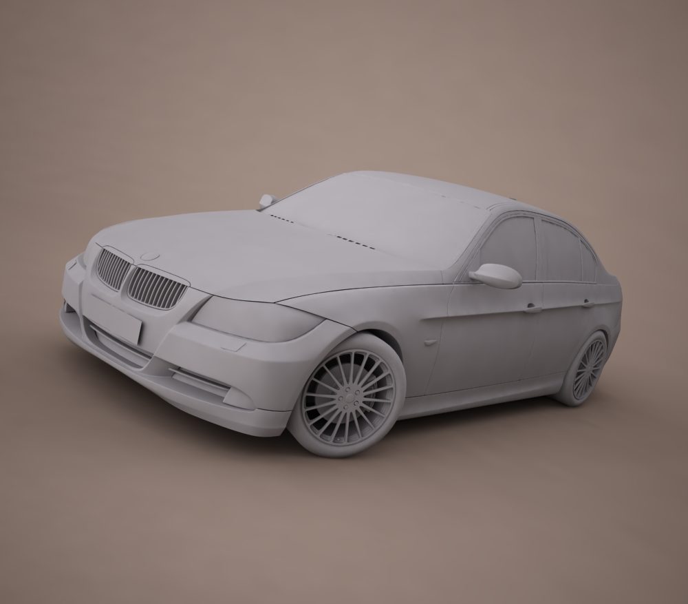 bmw series 3 tuning 3d model 3ds max png texture obj 128379