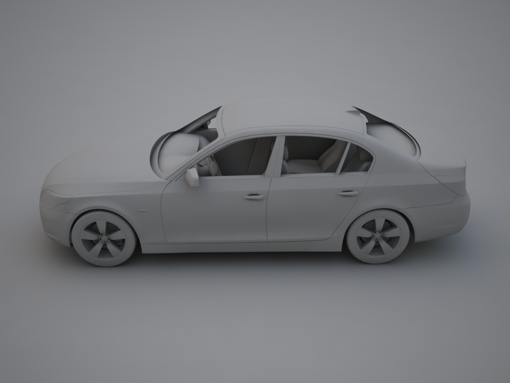 bmw series 5 3d model 3ds max obj 119322