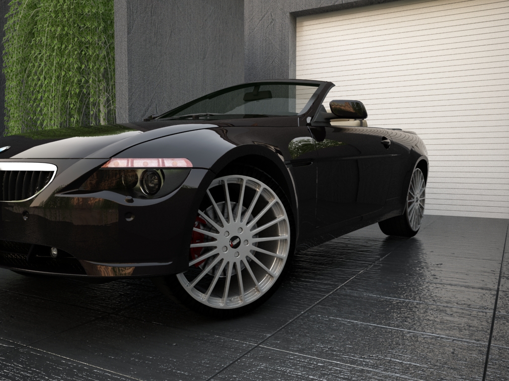 bmw series 6 convertible 3d model 3ds max other obj 119397