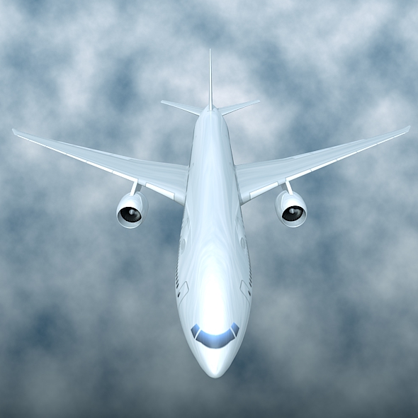 boeing 777-300 er commercial airliner 3d model 3ds fbx blend lwo obj 161588